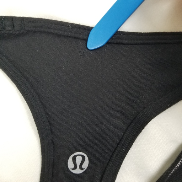 Lululemon Black Racerback Tank Top, Work out stretching tank top Women Size 6 - Picture 12 of 12